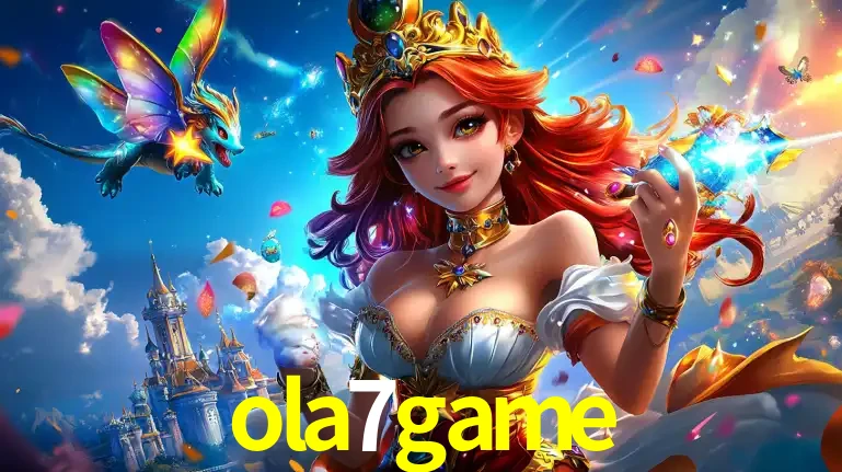 A princesa de um reino de fantasia mágico, com seu pequeno dragão, apresentando um mundo de prêmios encantados nos jogos de caça-níqueis do cassino ola7game.